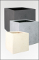 Preview: Alba Quadrat 60x60x60 cm Polystone Serie, Gefaess in 3 Farbvarianten lieferbar 