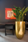 Mobile Preview: Palermo Elegance, Vase Durchmesser 50 x 90 cm in Blattgold