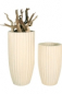 Preview: Siena Vase ca. 100 cm schwarz/anthrazit