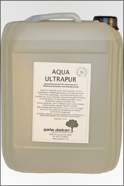Aqua Ultrapur im 10 Liter Kanister.