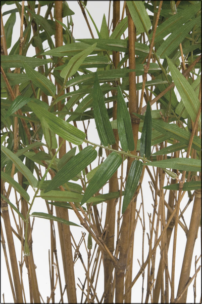 Buschbambus kuenstlich mit Naturstamm 130 cm.