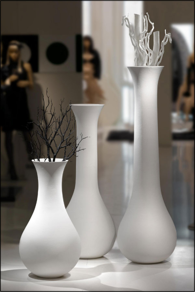 Imola Vase SET champagner 90,125 und 157 cm