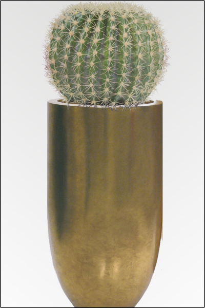 Palermo Elegance, Vase Durchmesser 50 x 60 cm Blattgold