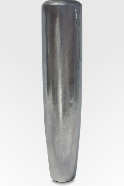 Salerno Vase chrome, 34 x 150 cm.