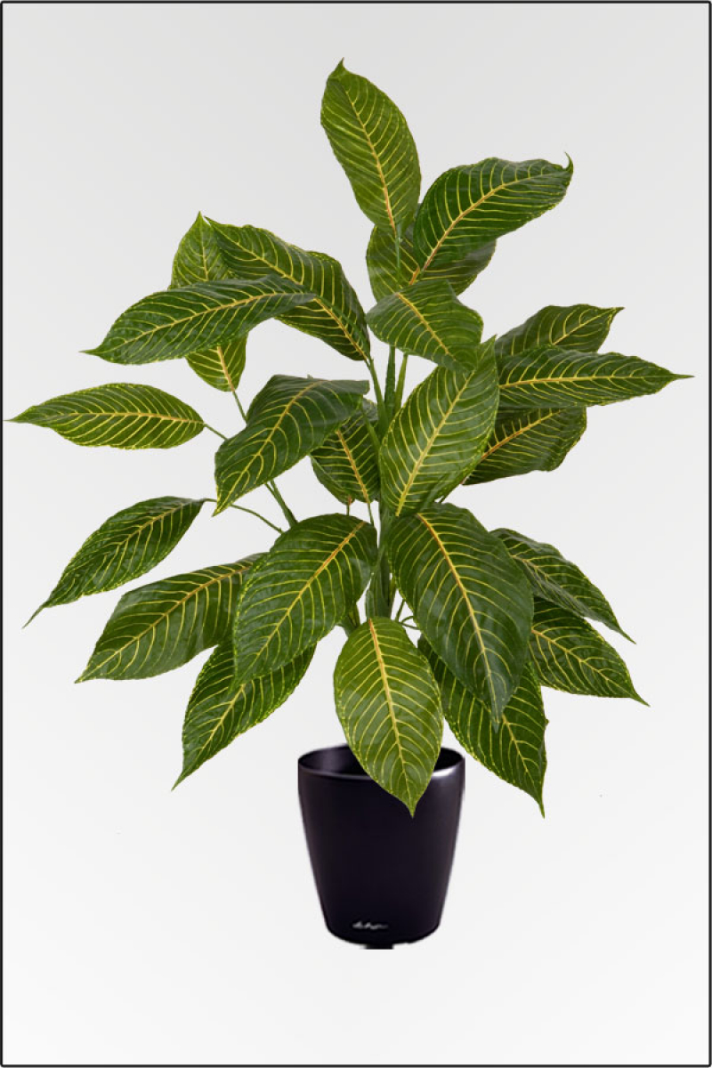 Amarante 3 fach kuenstliche Topfpflanze; ca.90 cm.
