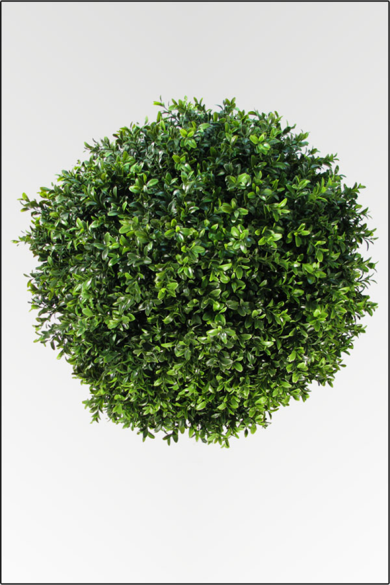 Buchsbaum Kugel, Kunststoff, 40 cm Durchmesser