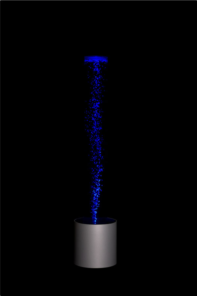 Effekt Wassersaeule Rund 20 x 160 cm mit LED Beleuchtungen.