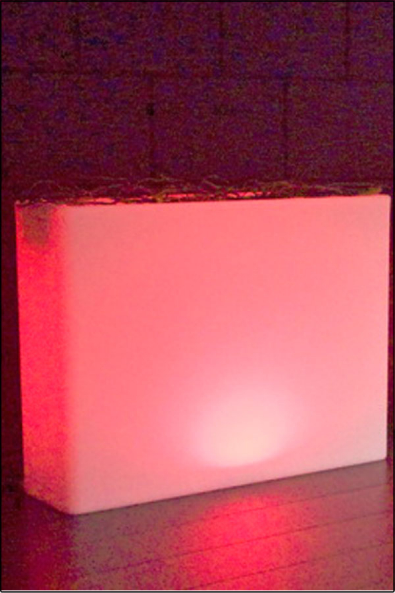 Raumteiler Light, transparent weiss 92x70x20 cm
