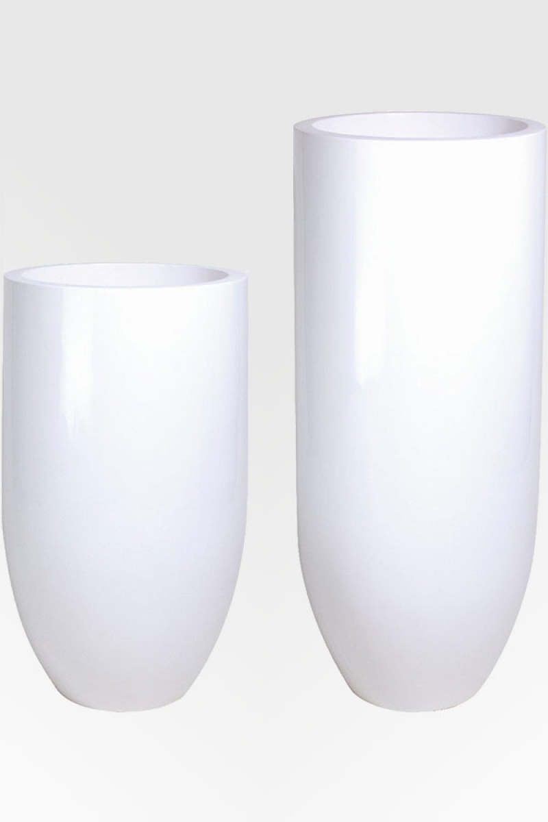 Palermo Classic Vasen Durchmesser 50 x 125 cm, weiss