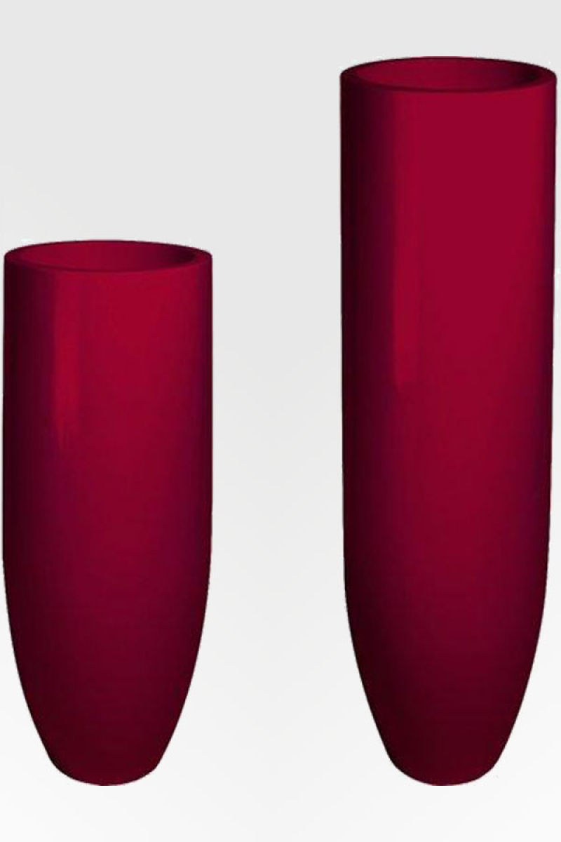 Palermo Classic Vase,Durchmesser 35 cm x 90 cm, rubinrot