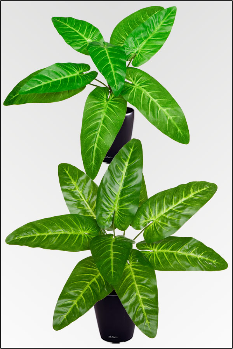 Philodendron, kuenstliche Zimmerpflanze 25 cm