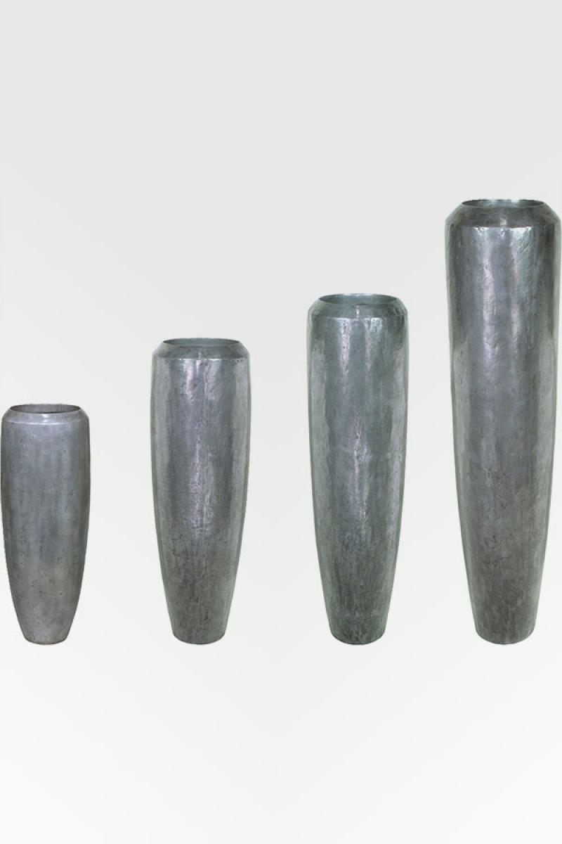 Salerno Vase antik/aluminium,30 x 80 cm