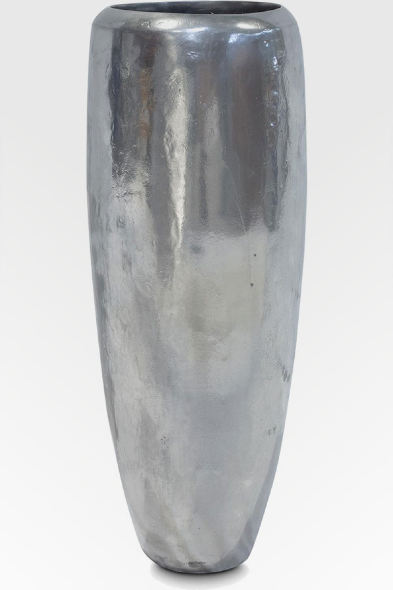 Salerno Vase chrome, 30 x 80 cm