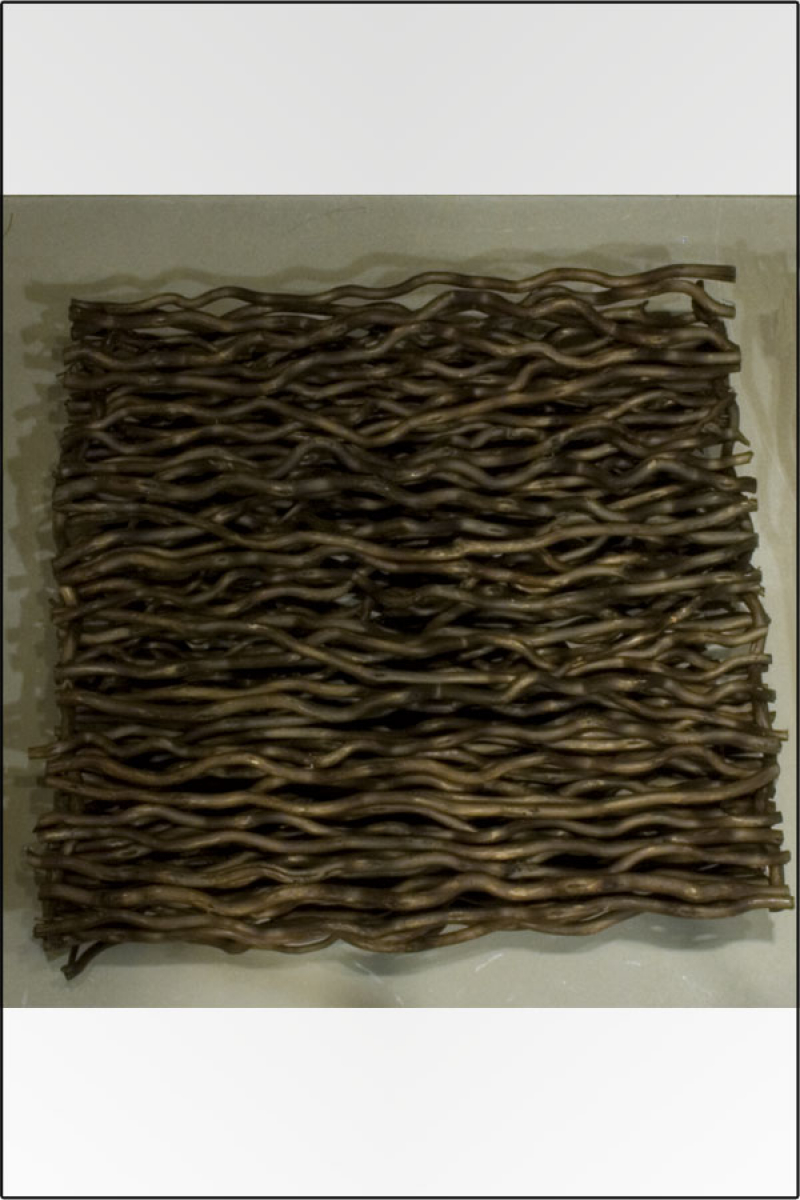Weidenwand lose ca. 60-60x16 cm braun