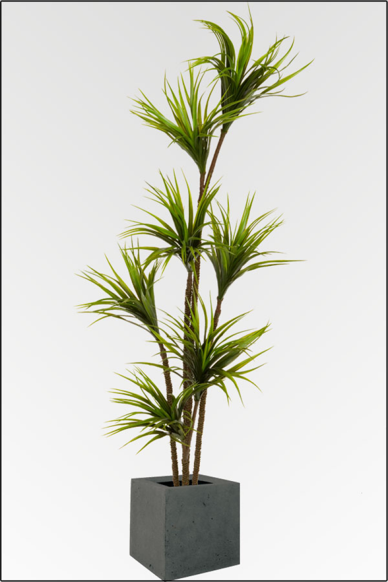 Yuccapalme, kuenstliche Palme aus Kunststoff ca. 160 cm.